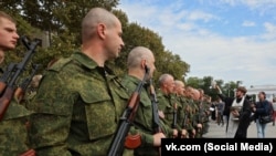 Мобілізовані російські військові у Севастополі, архівне фото