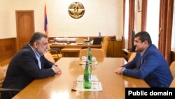  Արայիկ Հարությունյան-Ռուբեն Վարդանյան հանդիպում Ստեփանակերտում, 8-ը սեպտեմբերի, 2022թ․