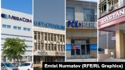 Ряд компаний КР с госдолей, коллаж.