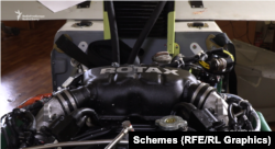 ავსტრიული კომპანია Rotax-ის ძრავა, რომელიც ირანულ უპილოტო საფრენ აპარატ Mohajer-6-ში აღმოჩნდა.