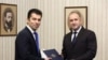 Kryeministri i emëruar bullgar, Kiril Petkov dhe presidenti bullgar, Rumen Radev. 