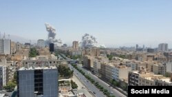 Взрывы в Тегеране утром 23 июня