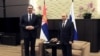 Poslednji put Vučić i Putin su se sastali u ruskom gradu Sočiju (25. novembar 2021. godine)