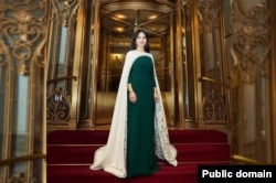 Саида Мирзиёеванинг 2023 йил март ойида АҚШга сафари пайти олинган сурат.