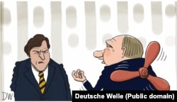 Т.Карлсондун В.Путин менен курган маеги жөнүндө “Немис толкунунун” азили. 09.2.2024.
