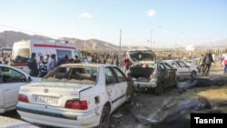 عکس‌هایی از انفجارهای مرگبار چهارمین سالگرد قاسم سلیمانی