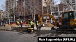 თბილისი, წერეთლის გამზირი 2024 წლის 16 იანვარს