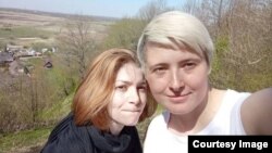 Лена Патяева и Седа Сулейманова, архивная фотография