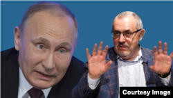 Владимир Путин жана Борис Надеждин. (Коллаж)