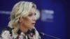 Purtătoarea de cuvânt a diplomației ruse, Maria Zaharova.