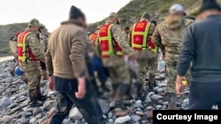 Поиски мужчины, унесенного потоком