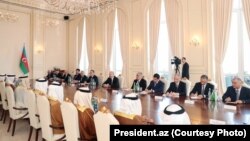 შეხვედრა არაბთა გაერთიანებული საამიროების ლიდერებთან