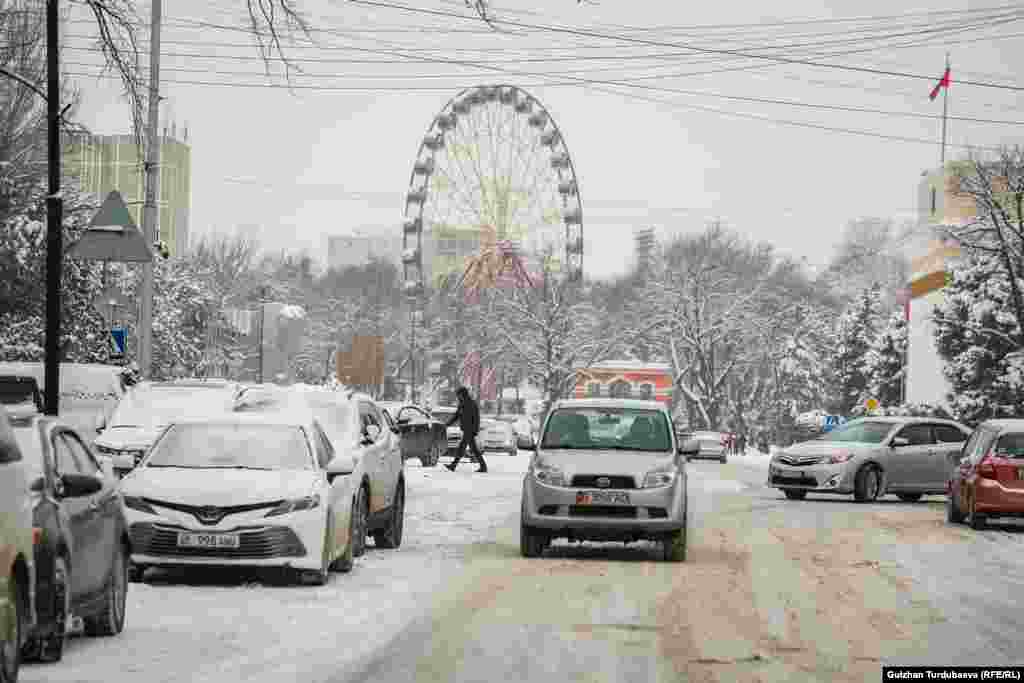 Бишкектеги борбордук "Панфилов" паркы. 12-декабрь, 2023-жыл&nbsp;