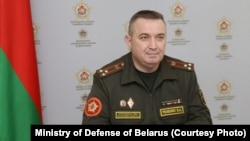 Кіраўнік Дэпартамэнту міжнароднай вайсковай супрацы Мінабароны Беларусі Валеры Равенка. Архіўнае фота