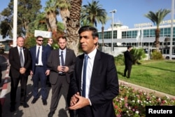 Prim-ministrul britanic Rishi Sunak a vizitat anul trecut în octombrie Israelul.