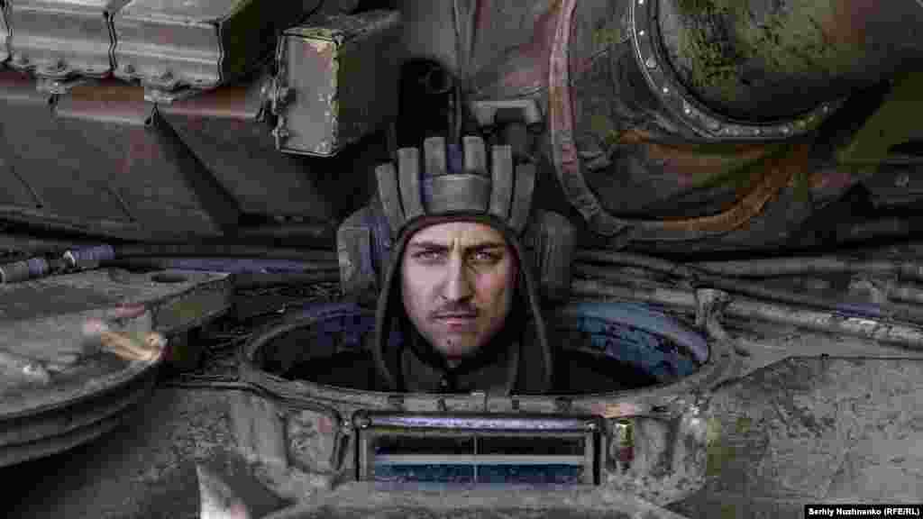 Yuriý, ukrain tank mehanigi, 2022-nji ýylyň 11-nji iýuny, Donetsk.