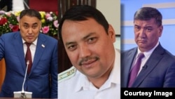 Нурлан Ражабалиев, Райымбек Матраимов, Искендер Матраимов. Коллаж