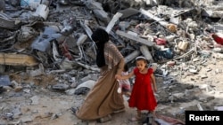 Нусейрат качкындар лагери барымтадагы израилдиктерди бошотуу операциясынан кийин. Газа, 9-июнь 2024-жыл