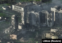 Місто Бахмут на Донеччині – місце найзапекліших боїв Сил оборони України з армією РФ, 26 квітня 2023 року