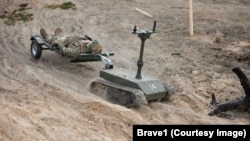 Наземен дрон за евакуация, тестван от Brave1