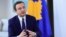 Kosovar Prime Minister Albin Kurti speaks in an interview with RFE/RL in Pristina on March 19.