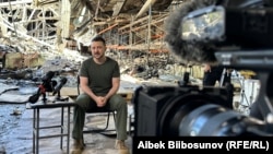 Владимир Зеленский  Орталық Азия елдері журналистерінің сұрақтарына жауап беріп отыр. 24 мамыр 2024 жыл. 