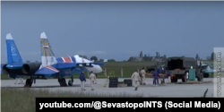 Російська авіація на аеродромі «Гвардійське» в анексованому Криму, архівне фото