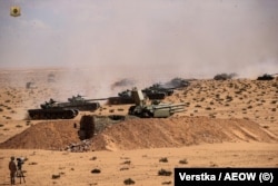 Exercițiu al Armatei Naționale Libiene (ANL) a lui Khalifa Haftar, 16 martie 2024, imagine publicată pe contul oficial al ANL de pe rețeaua de socializare X.