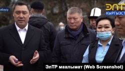 Садыр Жапаров и Марат Турсунбеков, 25 декабря 2021 г.