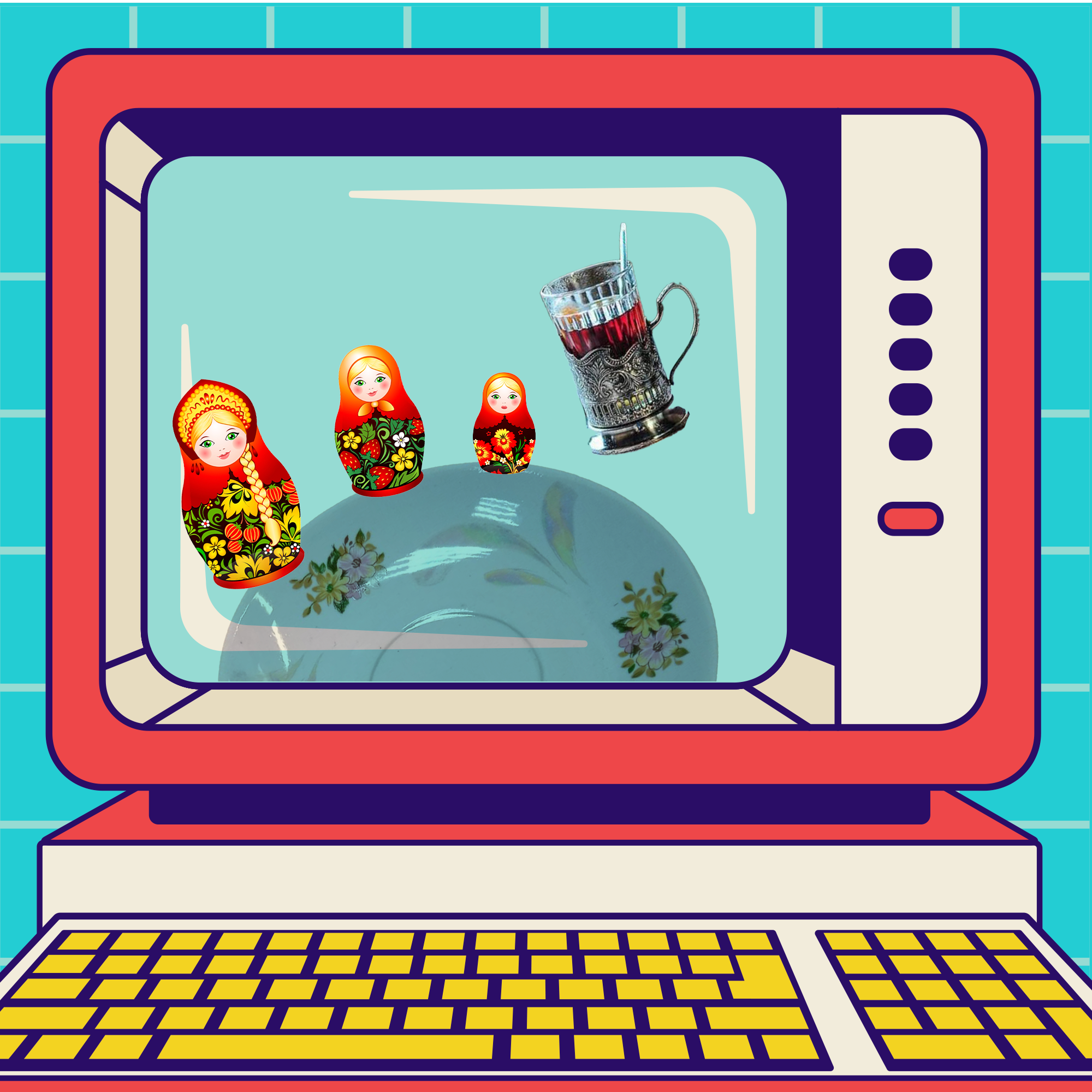 Культавы посуд савецкіх цягнікоў —