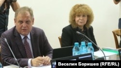 Председателите на Върховния административен съд и Върховния касационен съд Георги Чолаков и Галина Захарова във Висшия съдебен съвет (ВСС).