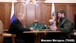 Ռուսաստանի նախագահ Վլադիմիր Պուտինը Կրեմլում ընդունում է Չեչնիայի նախագահ Ռամզան Կադիրովին, արխիվ