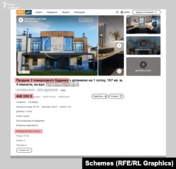 Ринкова ціна такого самого таунхаусу становить близько 470 тисяч доларів