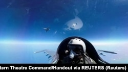 Кинеските воени сили за време на вежби околу Тајван, 9 април 2023 година.