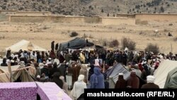 د انګور اډې احتجاج کونکي د فبرورۍ پر دریمه د احتجاج په مهال