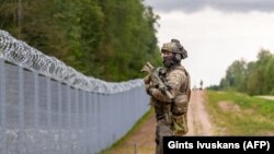 Патрулирование границы Латвии. 8 августа 2023 года