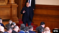 Лидерът на ГЕРБ Бойко Борисов в Народното събрание, 26 май