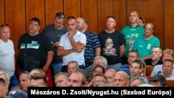 Haladás szurkolói gyűlés a szombathelyi városházán 2024. május 25-én