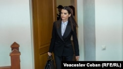 Евгения Гуцул на одном из заседаний суда Буюкан.