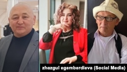 Төлөн уулу Бектемир, Наталья Дубинина жана  Өндүрүш Токтонасыров.