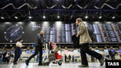 Aeroportul moscovit Șeremetievo.