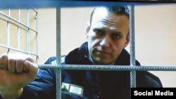 Алексей Навални в затвора. Архивна снимка