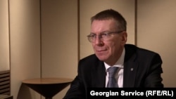 ლატვიის პრეზიდენტი ედგარს რინკევიჩსი