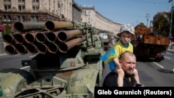 Выставка российской техники на Крещатике