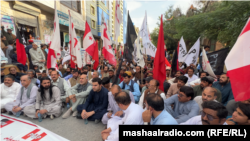 په کوټه کې ملتپاله ګوندونو د چمن پرلت په ملاتړ په وار وار احتجاجونه او لاريونونه شوي دي ـ انځور له ارشيفه