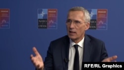 ՆԱՏՕ-ի գլխավոր քարտուղար Յենս Ստոլտենբերգը հարցազրույց է տալիս «Ազատ Եվրոպա/Ազատություն» ռադիոկայանին, 31-ը մայիսի, 2024թ.