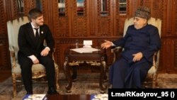 Азербайджанан муфтийца хиллачу цхьаьнакхетарехь ву Кадыров Ахьмад, Кадыров Рамзанан телеграм-каналера схьаэцна сурт