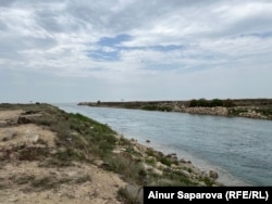 Каспий деңизинин суусу Мангыстау атомдук энергокомбинатына агып кире турган канал