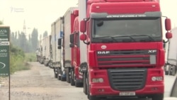  Қазақ-қырғыз шекарасында көліктер кептеліп тұр

