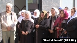 Церемония прощания с Рафоат Абдусаломовой